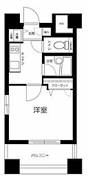 OLIO池尻大橋 1Kの間取図画像