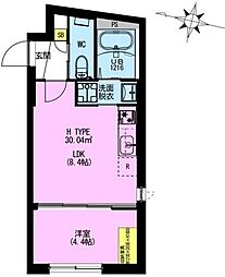 アドレアーバン大森町 1LDKの間取図画像