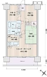 エスティメゾン豊洲レジデンスB棟 3LDKの間取図画像