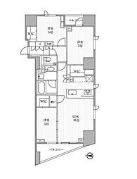 ディームス方南町 3LDKの間取図画像