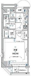 ARTESSIMOSTELLA 1Kの間取図画像