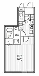 ザパームス大島 1Kの間取図画像