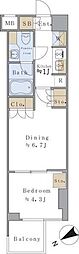 BrilliaistSENDAGAYA 1DKの間取図画像