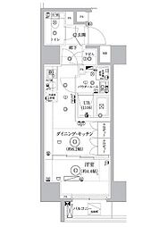 セジョリ東陽町 1DKの間取図画像
