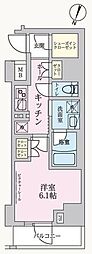 アークマーク方南町ステーション 1Kの間取図画像