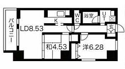 KLCTOWER 2LDKの間取図画像