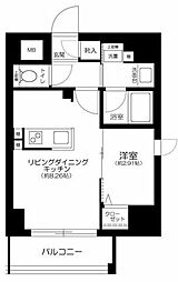 GRANSITE千代田水道橋 1LDKの間取図画像