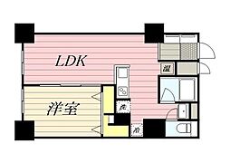 HF駒沢公園レジデンスTOWER 1LDKの間取図画像