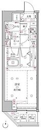 クレイシア・ヴァースクレイシアIDZ芦花公園 1Kの間取図画像