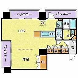 フロリスオーランティウム3 1LDKの間取図画像