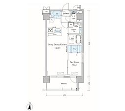 Urbanex森下2 1LDKの間取図画像