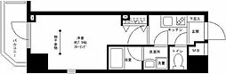 プライムアーバン白山 1Kの間取図画像
