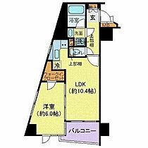 エステムプラザ市谷外濠公園 201 ｜ 東京都新宿区市谷本村町2-6（賃貸マンション1LDK・2階・40.98㎡） その2