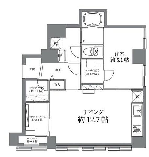 五反田マンション 302｜東京都品川区東五反田３丁目(賃貸マンション1LDK・3階・52.69㎡)の写真 その2