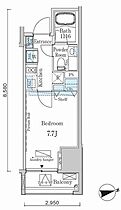 カーサスプレンディッド麻布十番 603 ｜ 東京都港区麻布十番３丁目7-12（賃貸マンション1K・6階・24.00㎡） その2