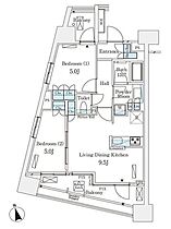 パークナードフィット南青山Vista 201 ｜ 東京都港区南青山７丁目10-5（賃貸マンション2LDK・2階・52.09㎡） その2