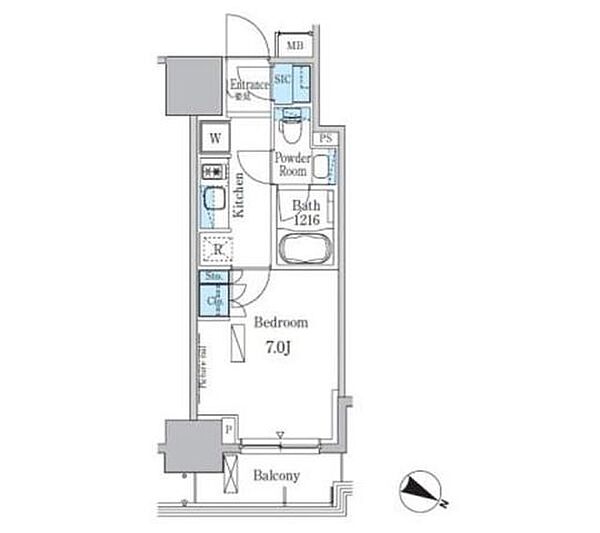 パークアクシス小伝馬町 403｜東京都千代田区岩本町１丁目(賃貸マンション1K・4階・25.28㎡)の写真 その2