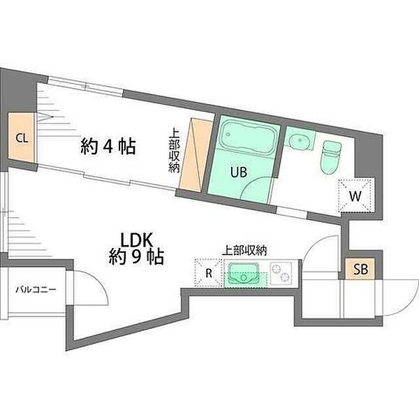 ジェムストーン高田馬場 ｜東京都新宿区高田馬場４丁目(賃貸マンション1LDK・7階・30.84㎡)の写真 その2