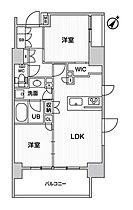 ディームス大井町  ｜ 東京都品川区大井４丁目2-4（賃貸マンション2LDK・12階・54.79㎡） その2