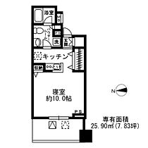 レジディア四谷三丁目 704 ｜ 東京都新宿区荒木町17-1（賃貸マンション1R・7階・25.90㎡） その2