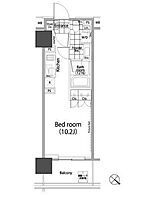 パークハビオ赤坂タワー 1703 ｜ 東京都港区赤坂２丁目6-15（賃貸マンション1R・17階・25.44㎡） その2