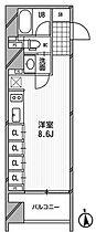 アーデン芝公園 701 ｜ 東京都港区芝公園１丁目1-8（賃貸マンション1R・7階・29.28㎡） その2