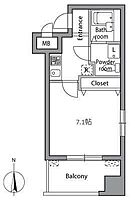 レジディア神楽坂 205 ｜ 東京都新宿区山吹町336（賃貸マンション1K・2階・22.26㎡） その2