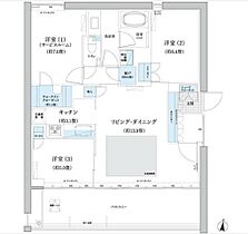 ガーデニエール砧ウエスト 804 ｜ 東京都世田谷区砧２丁目16-1（賃貸マンション3LDK・8階・79.62㎡） その2