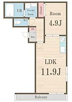 T.O.小石川 201 ｜ 東京都文京区小石川５丁目6-21（賃貸マンション1LDK・2階・41.46㎡） その2