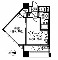 レジディア市ヶ谷  ｜ 東京都新宿区市谷本村町3-17（賃貸マンション1LDK・12階・37.65㎡） その2