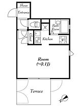 アーデン代々木上原  ｜ 東京都世田谷区北沢５丁目5-13（賃貸マンション1R・1階・27.73㎡） その2