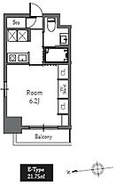 トーツーレジデンス芝(Totsu Residence Shiba) 1205 ｜ 東京都港区芝３丁目39-7（賃貸マンション1K・12階・21.78㎡） その2