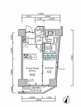 ジオエント原宿 1003 ｜ 東京都渋谷区千駄ヶ谷３丁目3-4（賃貸マンション1LDK・10階・37.04㎡） その2