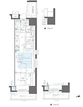 ズーム新宿御苑前 1009 ｜ 東京都新宿区新宿１丁目26-11（賃貸マンション1LDK・10階・30.92㎡） その2