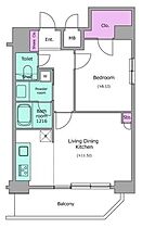 レジディア新御茶ノ水 1302 ｜ 東京都千代田区神田小川町２丁目4（賃貸マンション1LDK・13階・44.95㎡） その2