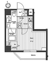 プレミアムキューブG北新宿  ｜ 東京都新宿区北新宿４丁目1-6（賃貸マンション1K・7階・25.57㎡） その2