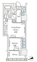 ロイヤルパークス品川 511 ｜ 東京都港区港南３丁目5-21（賃貸マンション1LDK・5階・40.07㎡） その2