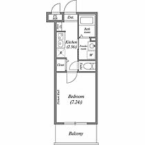 JM高輪レジデンス  ｜ 東京都港区高輪２丁目10-8（賃貸マンション1K・3階・25.12㎡） その2