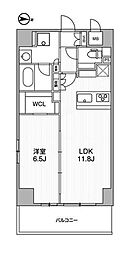 アーバンパーク浅草 3階1LDKの間取り