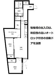 クールブラン西荻窪 1階3LDKの間取り