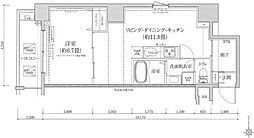 アイルグランデ浅草 1102 11階1LDKの間取り
