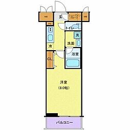 間取図画像 1K