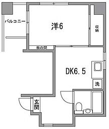 間取図画像 1DK