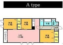 間取図画像 3LDK