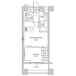 間取図画像 1LDK