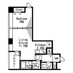 物件の間取り