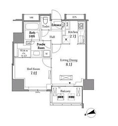 間取図画像 1LDK