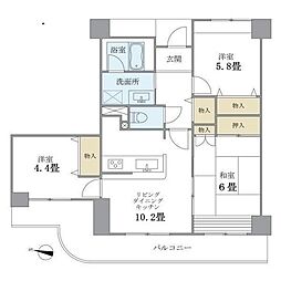 間取図画像 3LDK