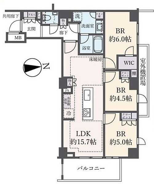間取りを拡大表示