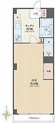 秀和番衆町レジデンス 1Kの間取図画像